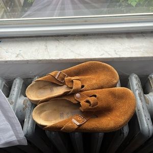 Birkenstock Boston Soft Footbed Suede - 7/7.5 men’s - Mink